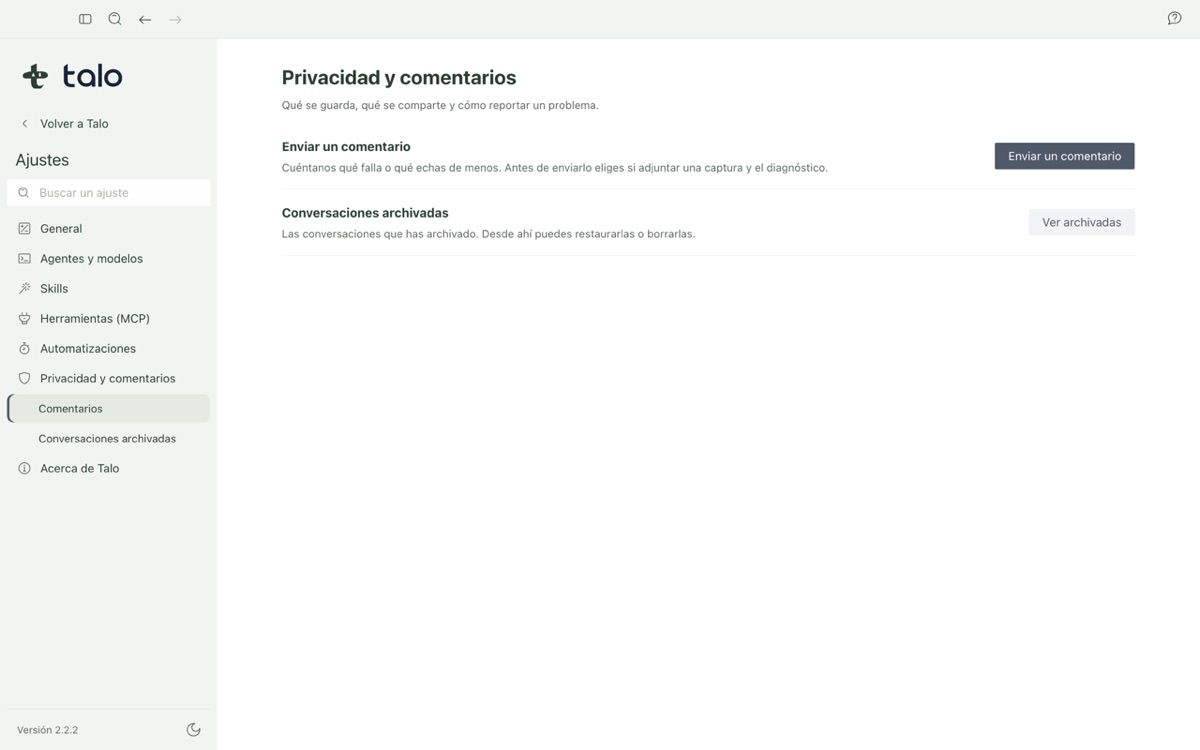 Settings › Privacy, with crash reports and what they never include