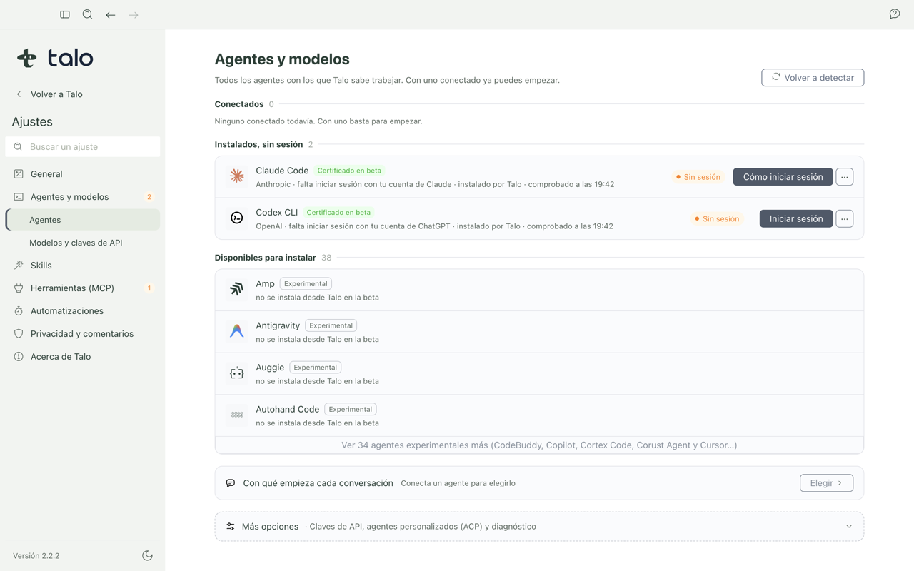 Agents already installed and connected